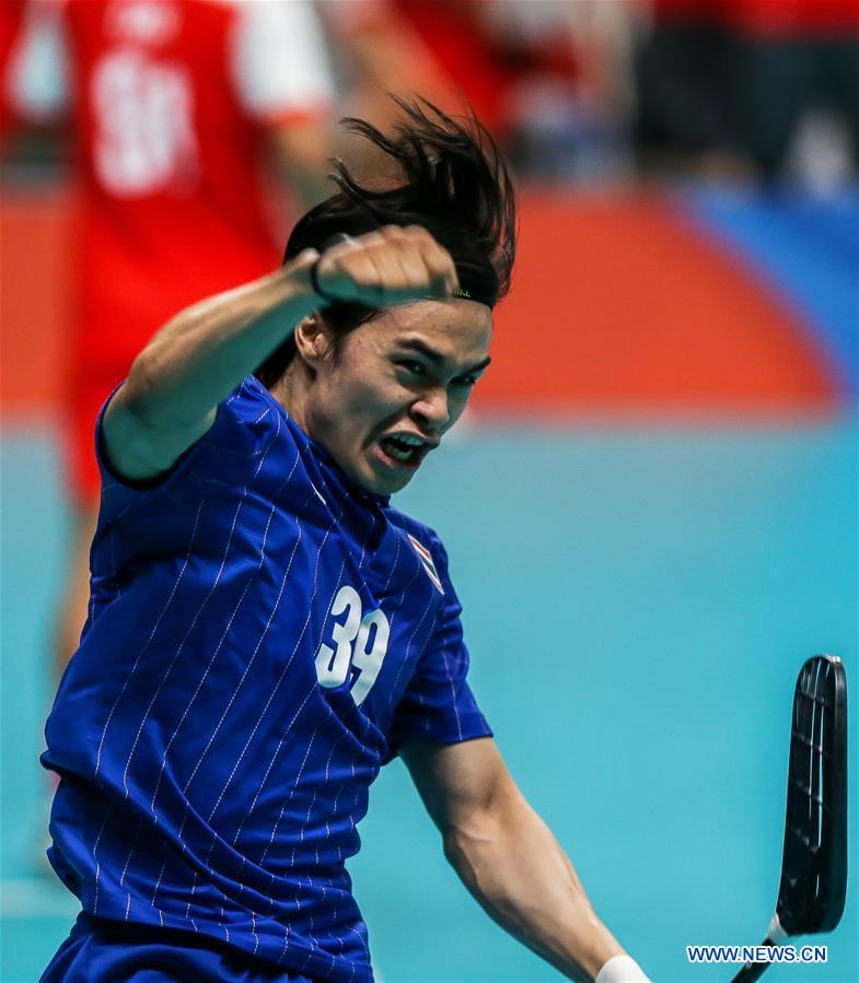 (SP)PHILIPPINES-QUEZON CITY-SEA GAMES-MEN'S FLOORBALL-FINAL