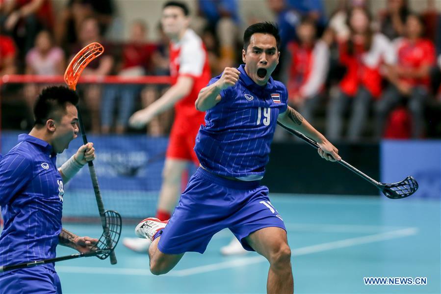 (SP)PHILIPPINES-QUEZON CITY-SEA GAMES-MEN'S FLOORBALL-FINAL