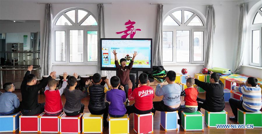 CHINA-HEILONGJIANG-MUDANJIANG-SPECIAL EDUCATION-MUSIC CLASS (CN)
