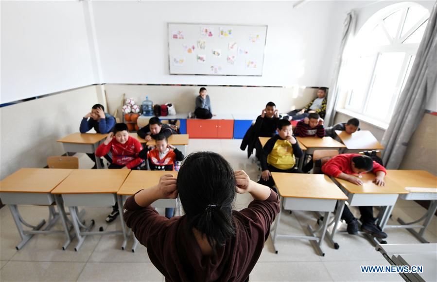 CHINA-HEILONGJIANG-MUDANJIANG-SPECIAL EDUCATION-MUSIC CLASS (CN)