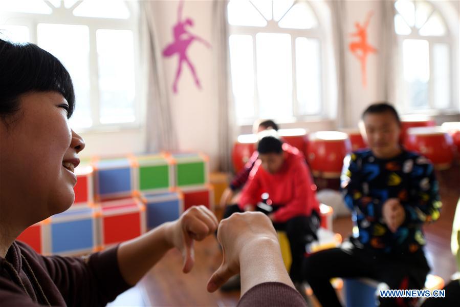 CHINA-HEILONGJIANG-MUDANJIANG-SPECIAL EDUCATION-MUSIC CLASS (CN)