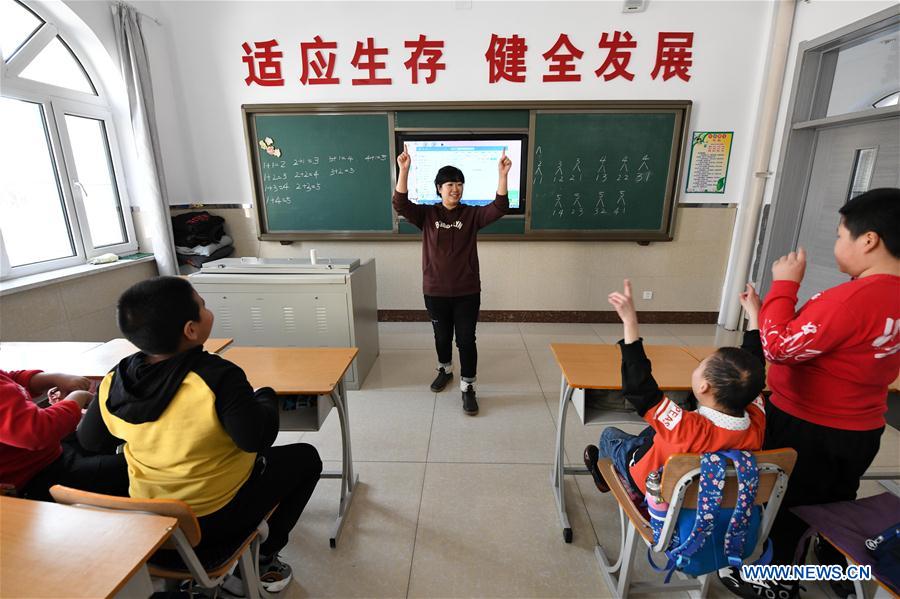 CHINA-HEILONGJIANG-MUDANJIANG-SPECIAL EDUCATION-MUSIC CLASS (CN)