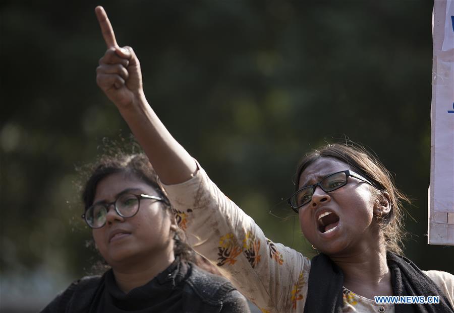 INDIA-NEW DELHI-RAPE-AND-MURDER CASE-PROTEST