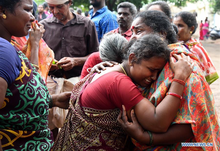 INDIA-TAMIL NADU-COLLAPSED HOUSES-DEATH TOLL