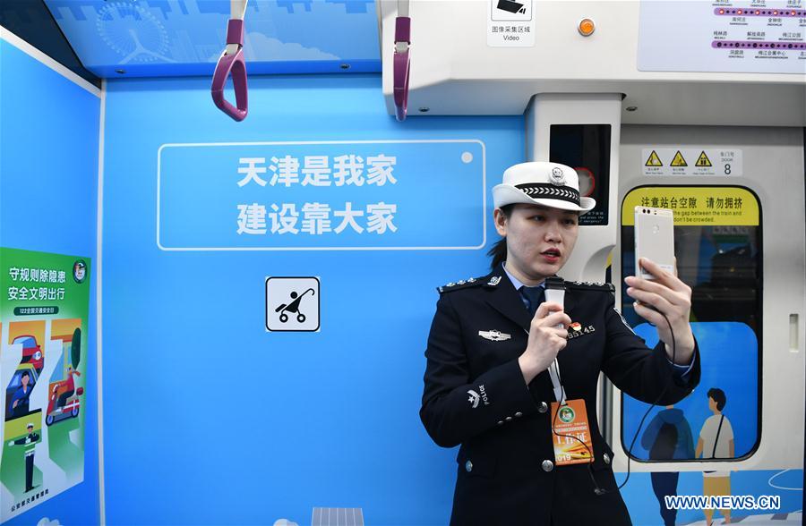 CHINA-TIANJIN-SUBWAY-NATIONAL TRAFFIC SAFETY DAY (CN)
