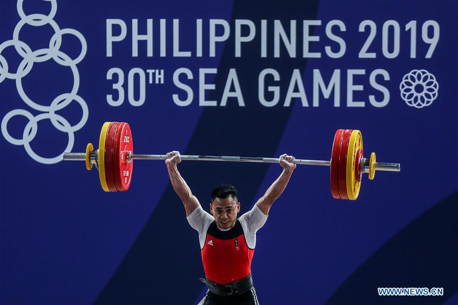 (SP)PHILIPPINES-QUEZON CITY-SEA GAMES-WEIGHTLIFTING