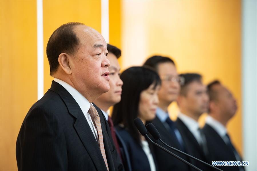CHINA-FIFTH-TERM MACAO SAR GOVERNMENT-FIRST APPEARANCE (CN)