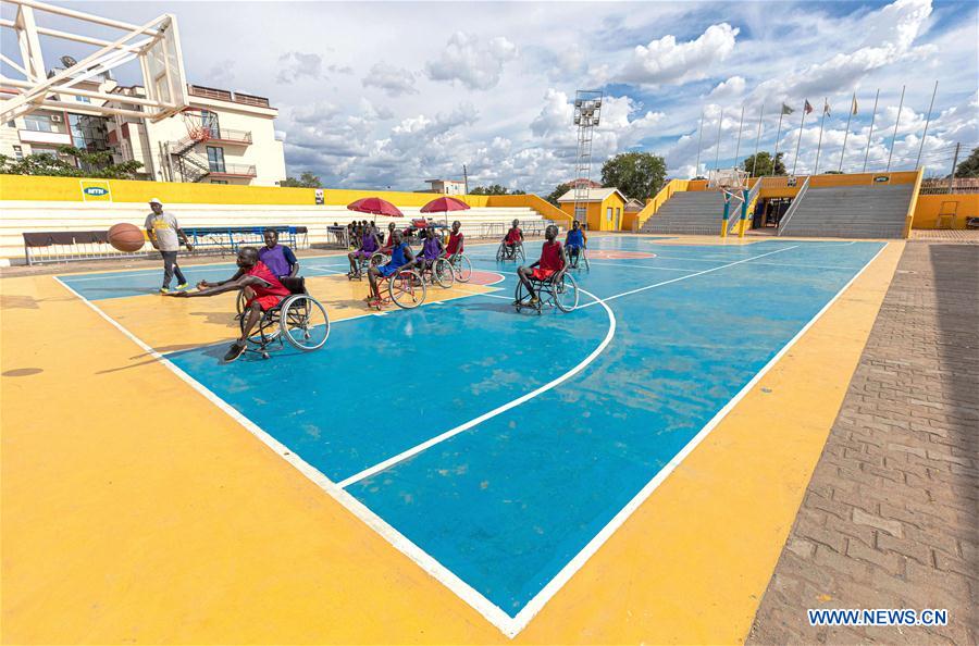 SOUTH SUDAN-JUBA-WHEELCHAIR AMPUTEES-BASKETBALL