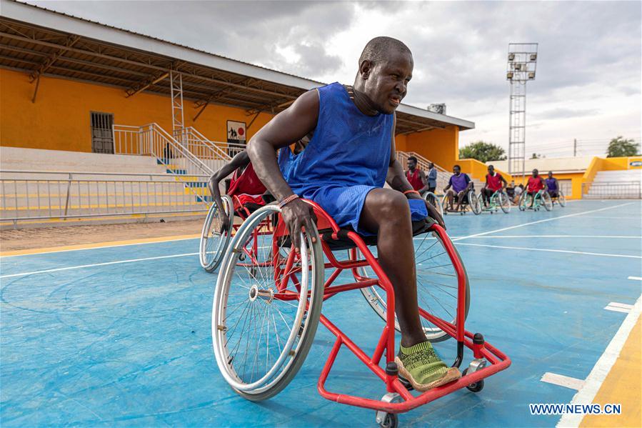 SOUTH SUDAN-JUBA-WHEELCHAIR AMPUTEES-BASKETBALL