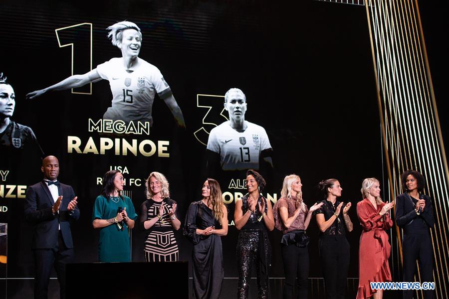 (SP)FRANCE-PARIS-SOCCER-BALLON D'OR 2019 AWARDS