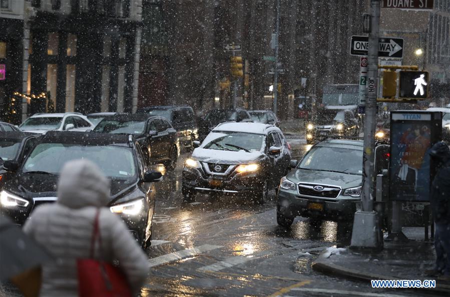 U.S.-NEW YORK-SNOW
