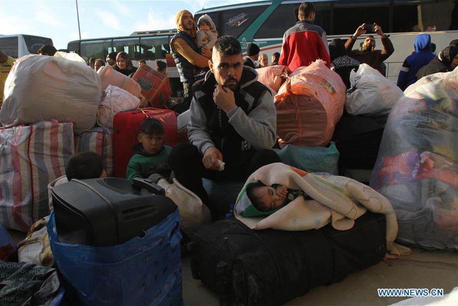 LEBANON-TRIPOLI-SYRIAN REFUGEES-HOMEBOUND TRIP