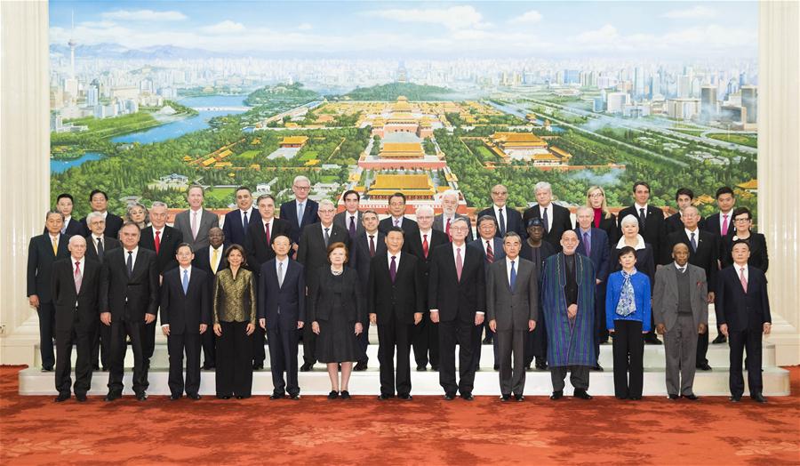 CHINA-BEIJING-XI JINPING-FOREIGN DELEGATES-IMPERIAL SPRINGS INT'L FORUM-MEETING (CN)