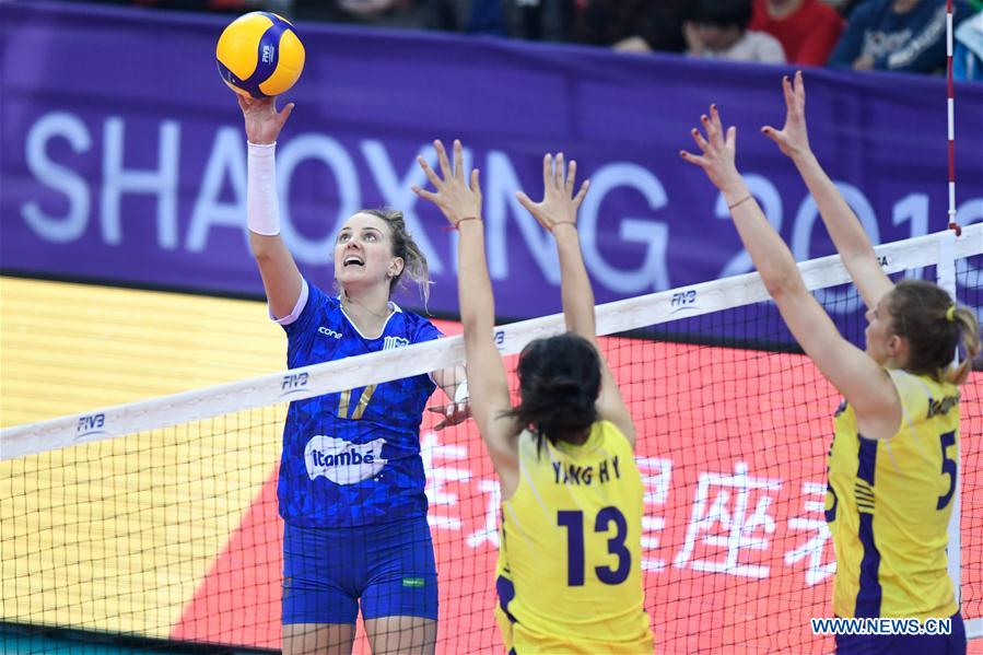 (SP)CHINA-SHAOXING-VOLLEYBALL-WOMEN'S CLUB WORLD CHAMPIONSHIP 