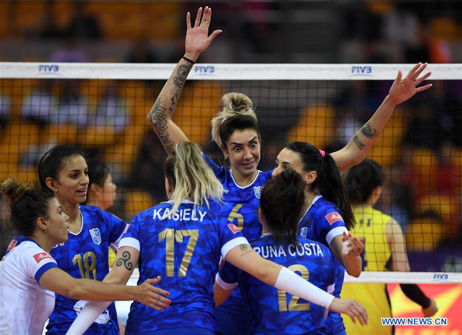 (SP)CHINA-SHAOXING-VOLLEYBALL-WOMEN'S CLUB WORLD CHAMPIONSHIP 