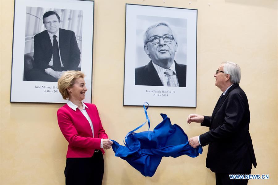 BELGIUM-BRUSSELS-EUROPEAN COMMISSION-PRESIDENT-HANDOVER
