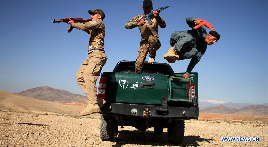 AFGHANISTAN-NANGARHAR-MILITARY TRAINING