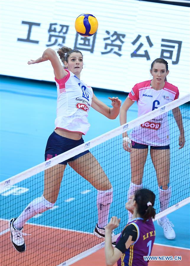 (SP)CHINA-SHAOXING-VOLLEYBALL-WOMEN'S CLUB WORLD CHAMPIONSHIP