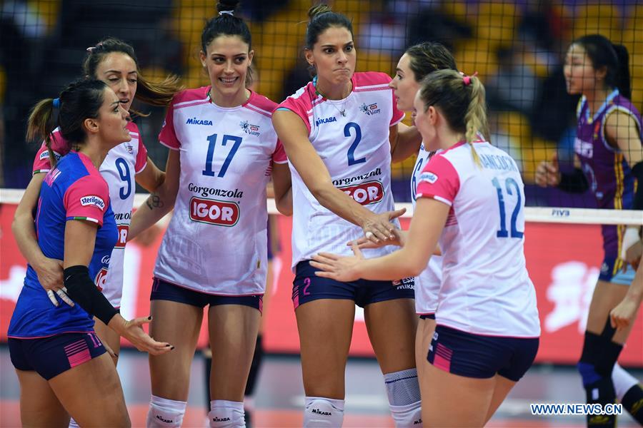 (SP)CHINA-SHAOXING-VOLLEYBALL-WOMEN'S CLUB WORLD CHAMPIONSHIP