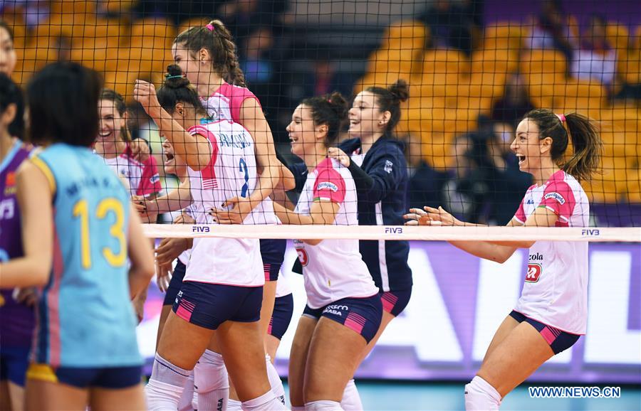 (SP)CHINA-SHAOXING-VOLLEYBALL-WOMEN'S CLUB WORLD CHAMPIONSHIP