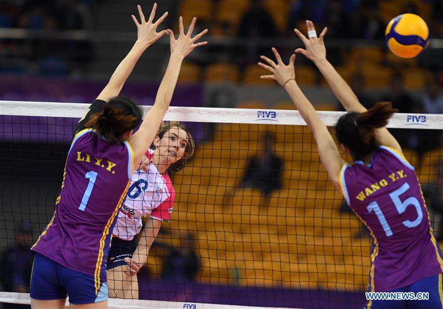 (SP)CHINA-SHAOXING-VOLLEYBALL-WOMEN'S CLUB WORLD CHAMPIONSHIP