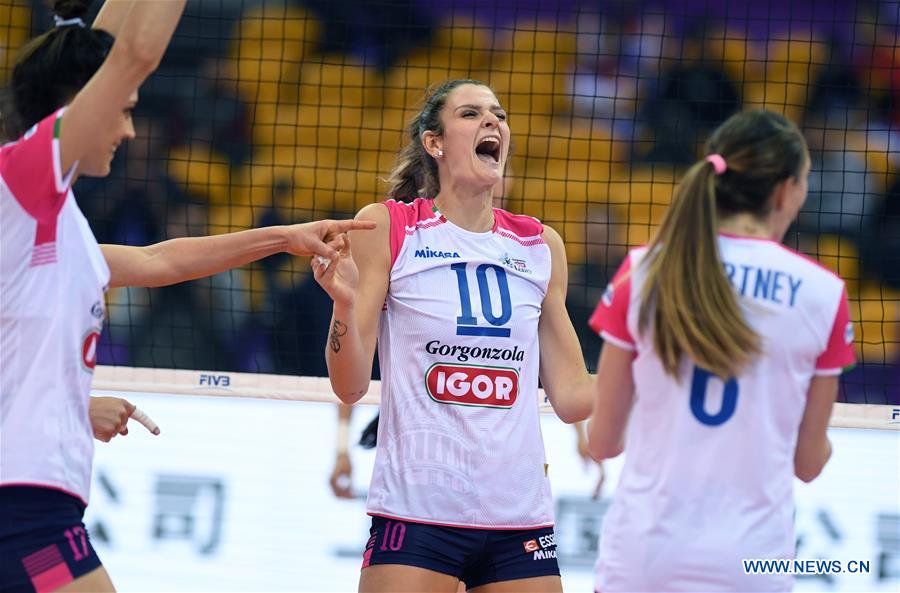 (SP)CHINA-SHAOXING-VOLLEYBALL-WOMEN'S CLUB WORLD CHAMPIONSHIP