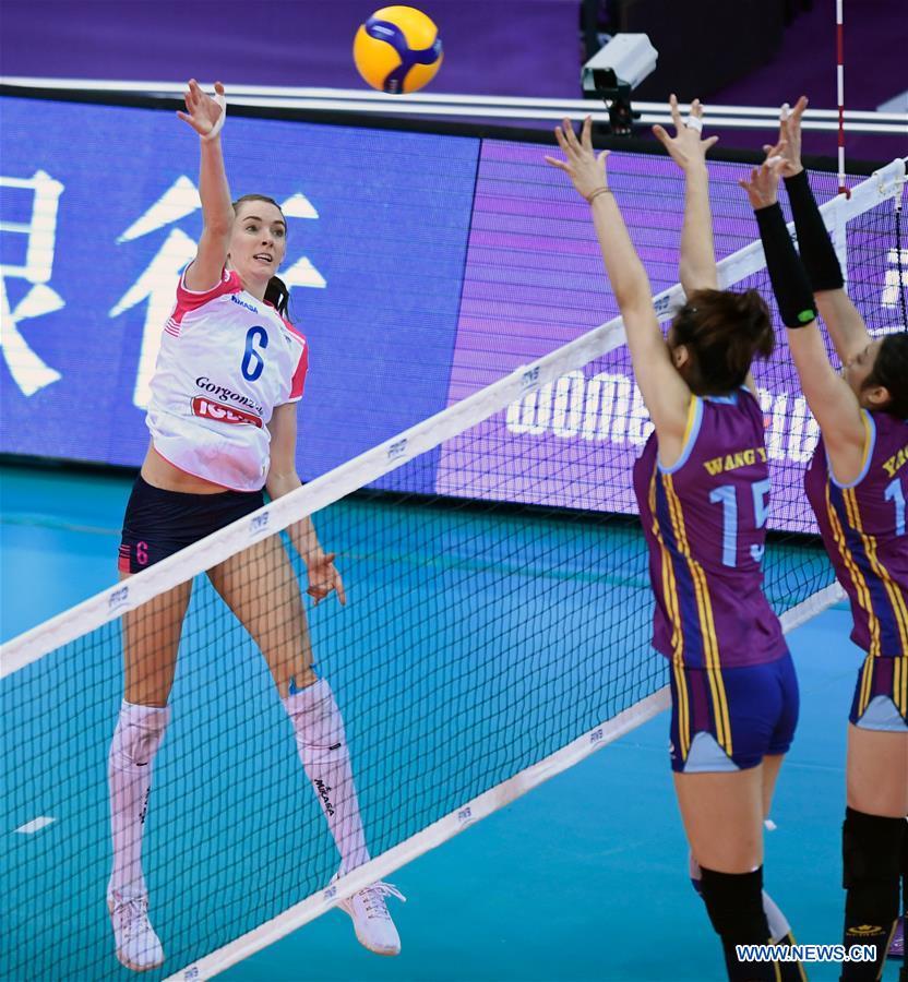 (SP)CHINA-SHAOXING-VOLLEYBALL-WOMEN'S CLUB WORLD CHAMPIONSHIP