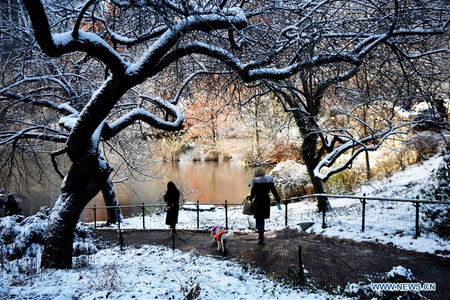 U.S.-NEW YORK-CENTRAL PARK-SNOW