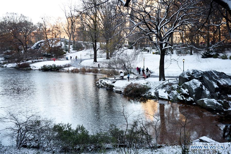 U.S.-NEW YORK-CENTRAL PARK-SNOW