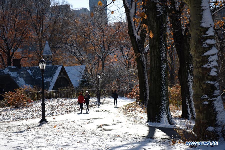 U.S.-NEW YORK-CENTRAL PARK-SNOW