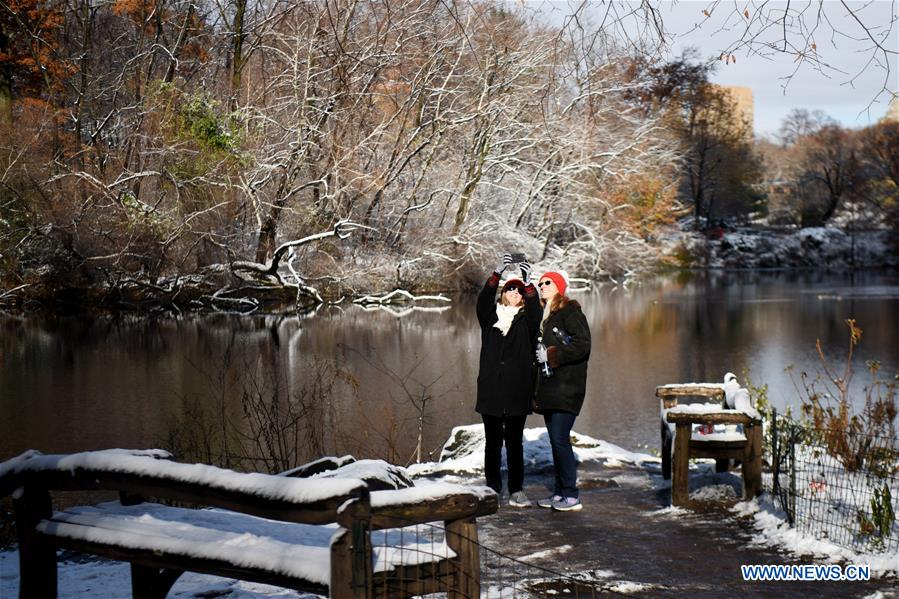 U.S.-NEW YORK-CENTRAL PARK-SNOW