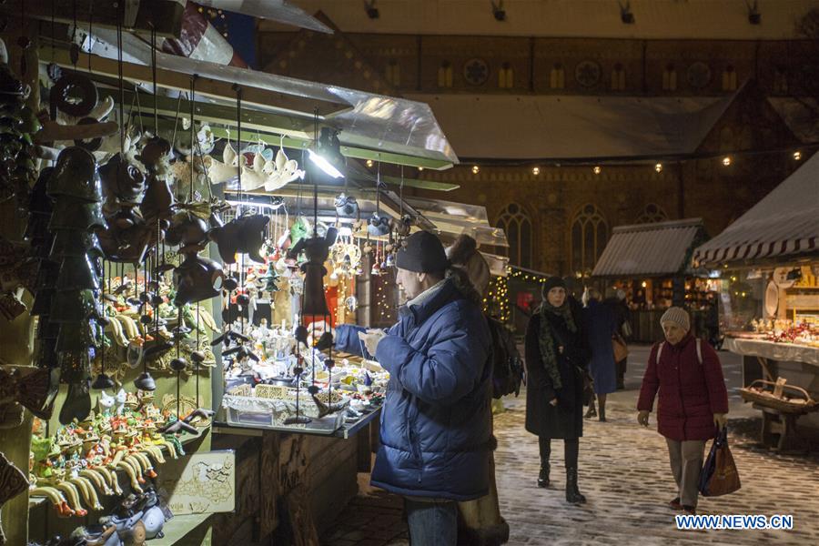 LATVIA-RIGA-CHRISTMAS MARKET