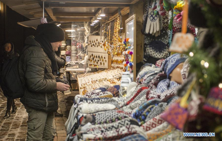 LATVIA-RIGA-CHRISTMAS MARKET