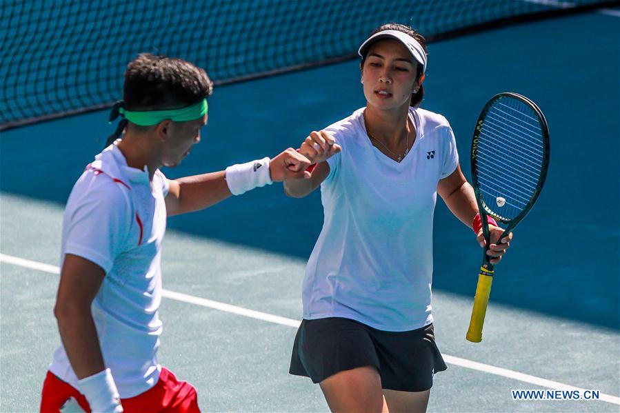 (SP)PHILIPPINES-MANDALUYONG CITY-SEA GAMES-TENNIS