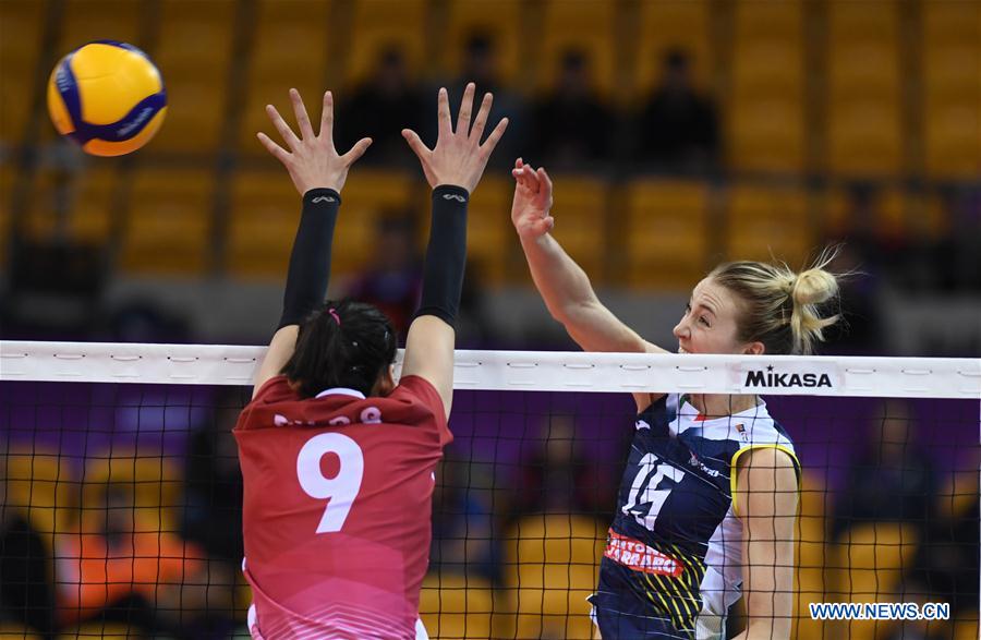 (SP)CHINA-SHAOXING-VOLLEYBALL-WOMEN'S CLUB WORLD CHAMPIONSHIP (CN)