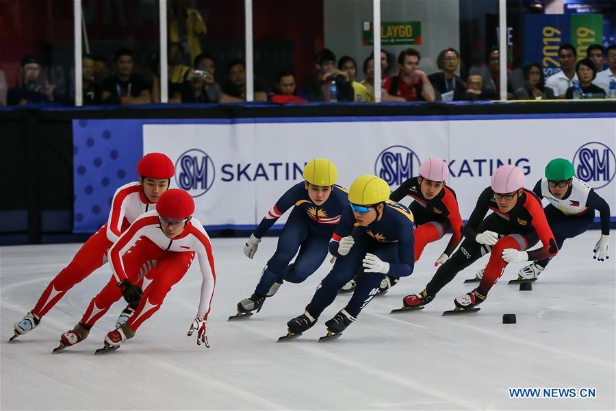 (SP)PHILIPPINES-MANDALUYONG CITY-SEA GAMES-SHORT TRACK
