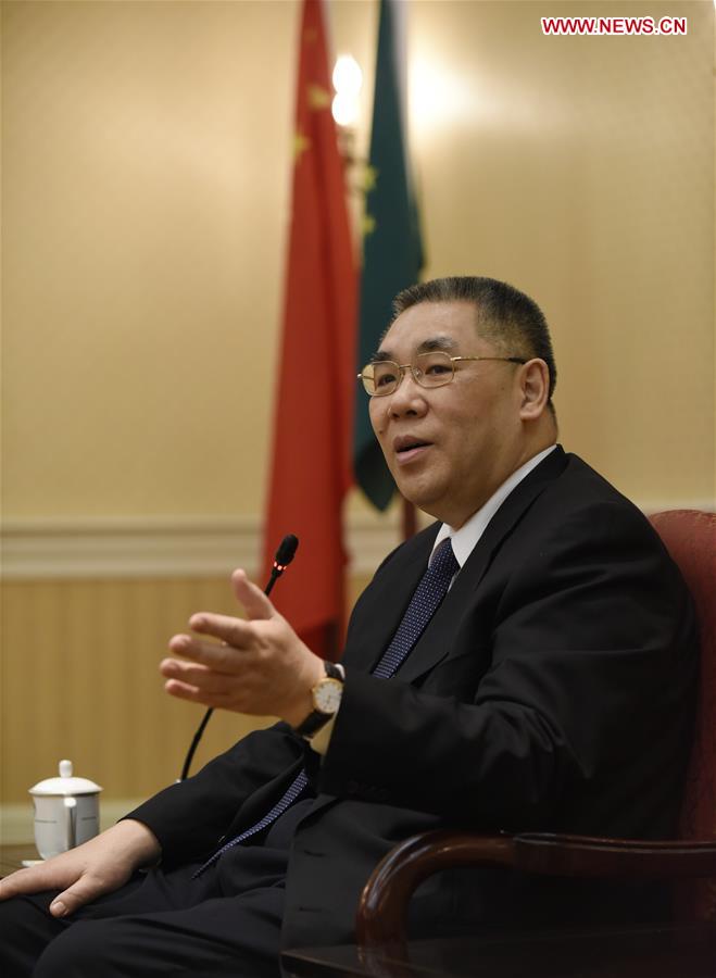 CHINA-MACAO-CHUI SAI ON-INTERVIEW (CN)