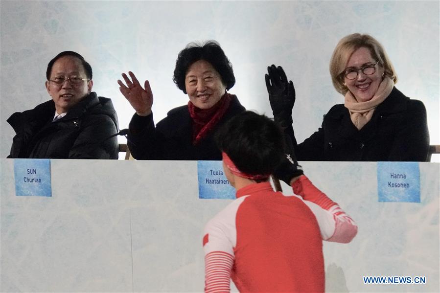 FINLAND-HELSINKI-CHINA-SUN CHUNLAN-WINTER SPORT