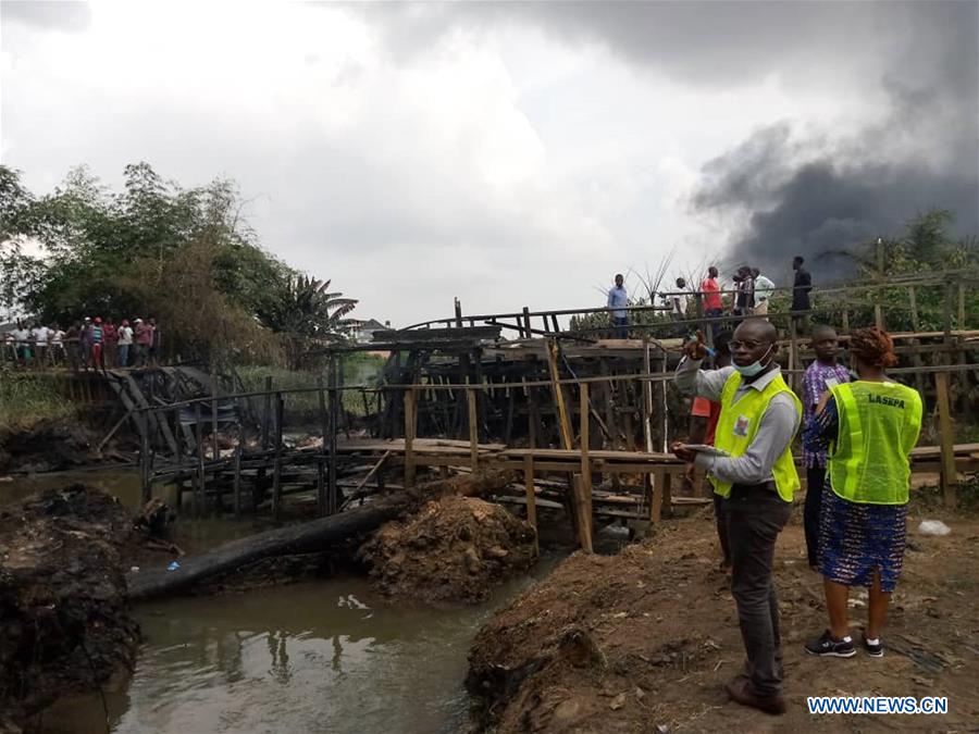 NIGERIA-LAGOS-OIL PIPELINE-EXPLOSION