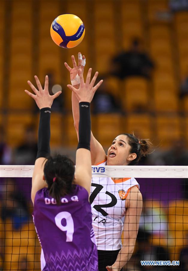 (SP)CHINA-SHAOXING-VOLLEYBALL-WOMEN'S CLUB WORLD CHAMPIONSHIP (CN)