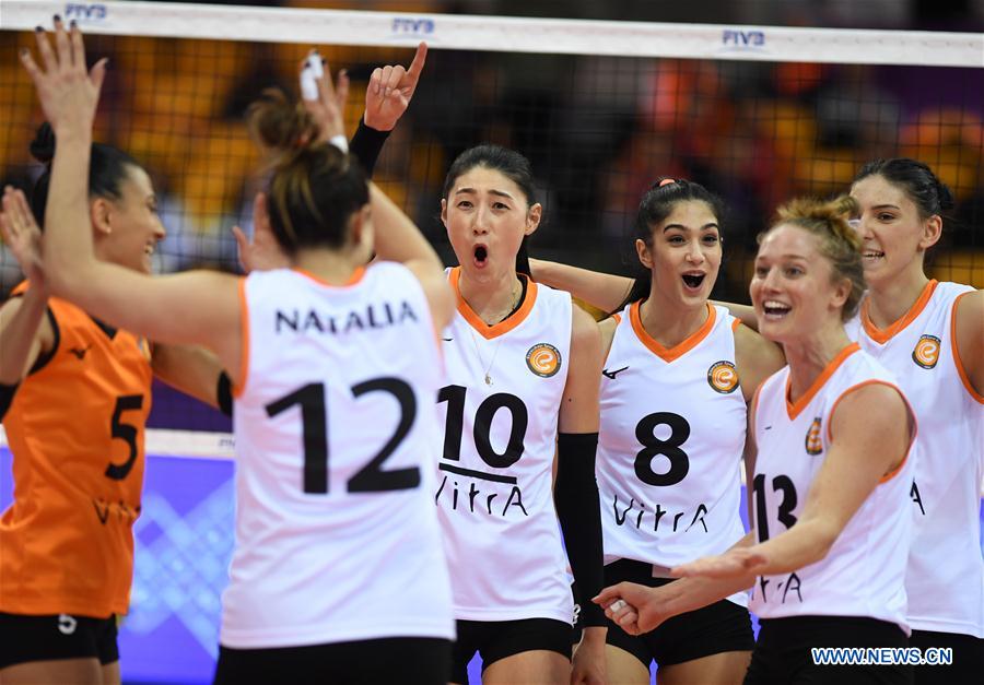 (SP)CHINA-SHAOXING-VOLLEYBALL-WOMEN'S CLUB WORLD CHAMPIONSHIP (CN)