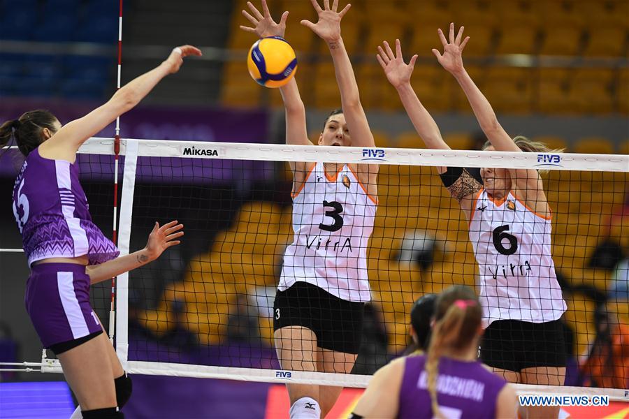 (SP)CHINA-SHAOXING-VOLLEYBALL-WOMEN'S CLUB WORLD CHAMPIONSHIP (CN)