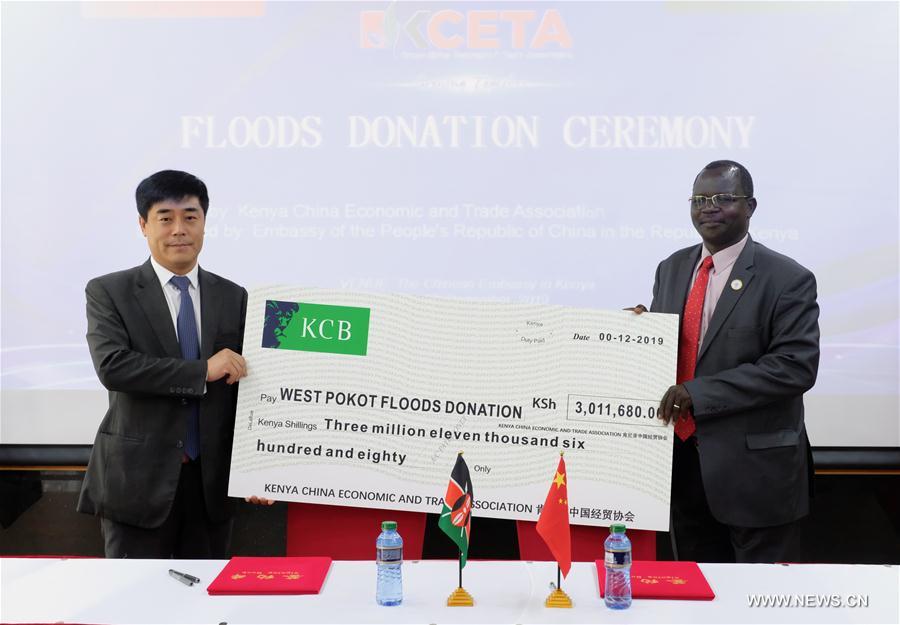 KENYA-NAIROBI-FLOOD-CHINA-DONATION