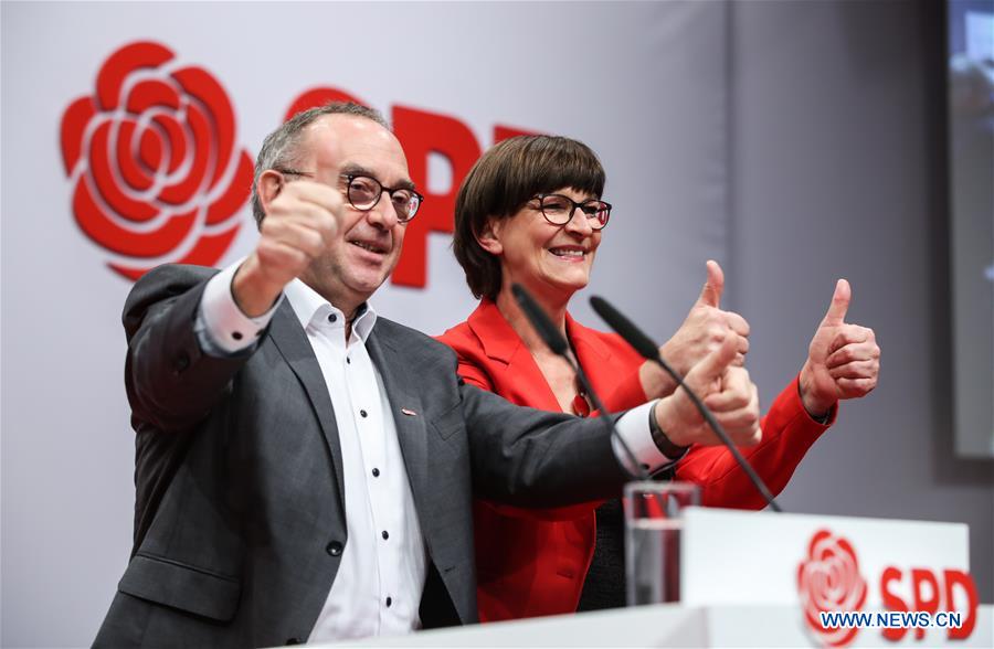 GERMANY-BERLIN-SPD-CONVENTION