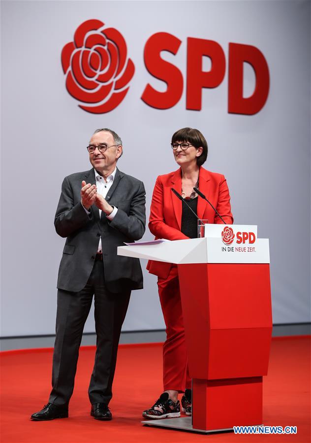 GERMANY-BERLIN-SPD-CONVENTION