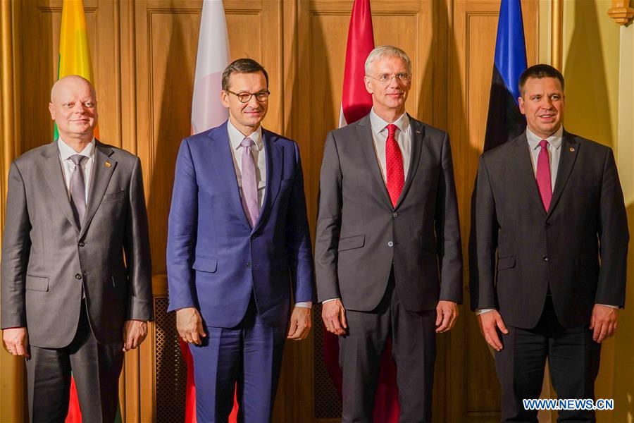 LATVIA-RIGA-BALTIC STATES-POLAND-PMS-MEETING