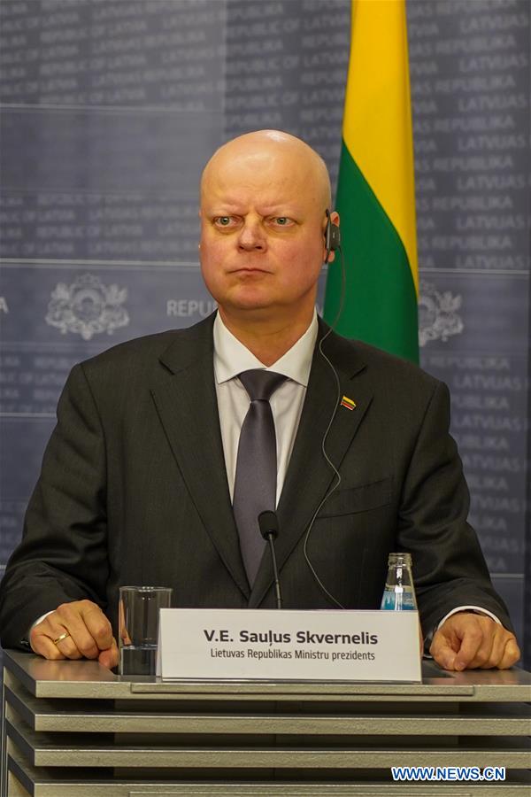 LATVIA-RIGA-BALTIC STATES-POLAND-PMS-MEETING