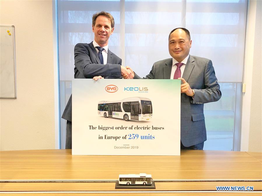 THE NETHERLANDS-DEVENTER-ELECTRIC BUS-BYD-DEAL
