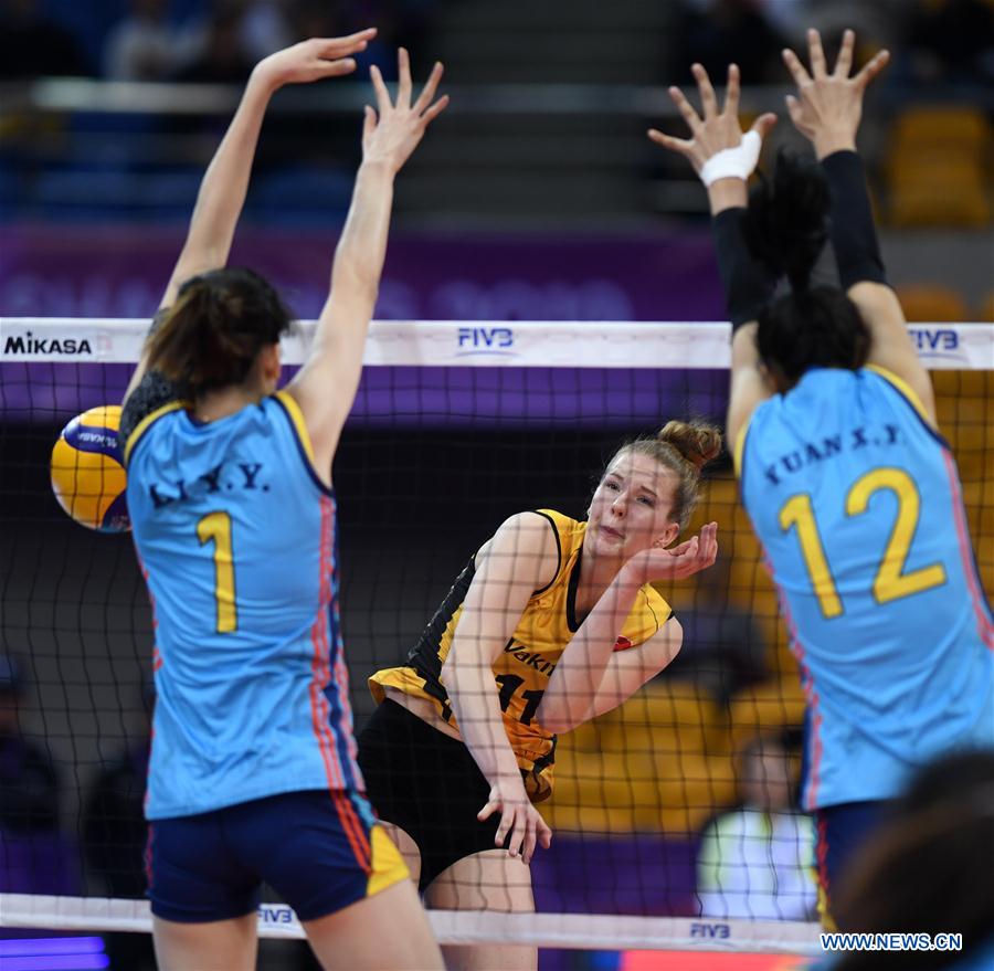 (SP)CHINA-SHAOXING-VOLLEYBALL-WOMEN'S CLUB WORLD CHAMPIONSHIP (CN)