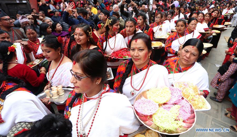 NEPAL-KIRTIPUR-INDRAYANI FESTIVAL